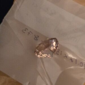 8.02 ct Fancy Cut Certified Untreated Imperial Topaz Gemstone Appraisal $14436